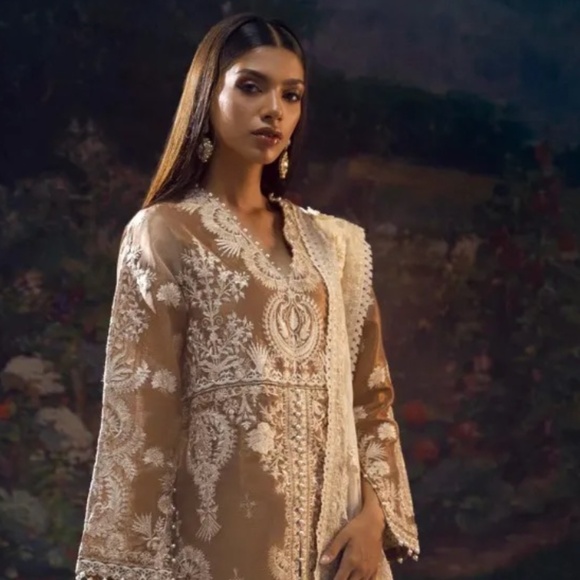 Sana Safinaz Bronze Goddess Pakistani Outfit XS - Picture 1 of 9